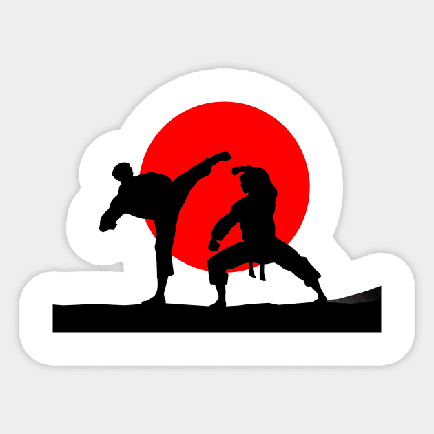 karate Sticker by vivalarevolucio